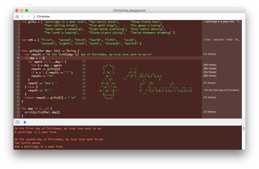 christmas-xcode-theme